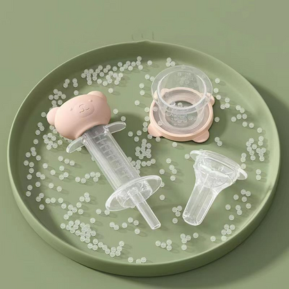 Soft Baby Pacifier Feeder with Cute Bear Design