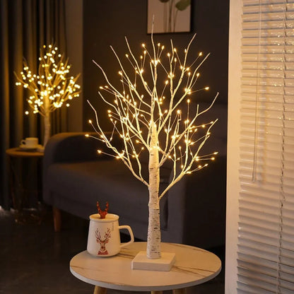 Natural Wood Table Lamp