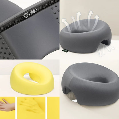 Contoured Memory Foam Face Pillow for Stomach Sleepers