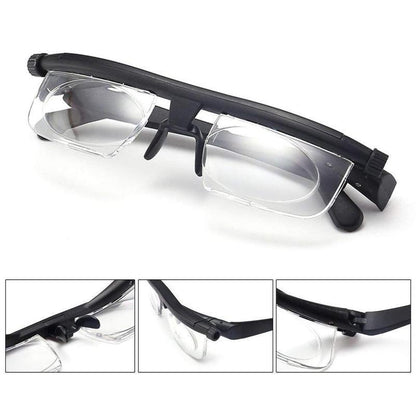 Clear Vision Adjustable Reading Glasses for Men Women