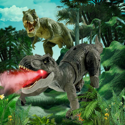 Remote Control Dinosaur Toy with Fog Effect