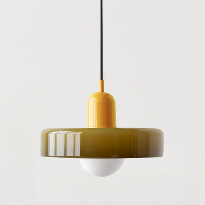 Colorful Glass Hanging Light Fixture