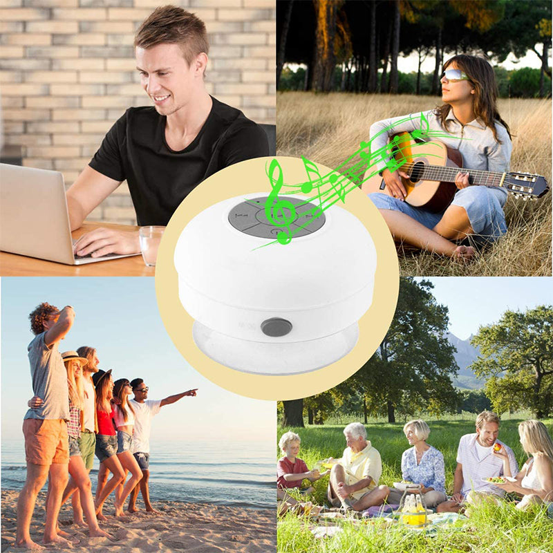 Compact Waterproof Portable Bluetooth Speaker