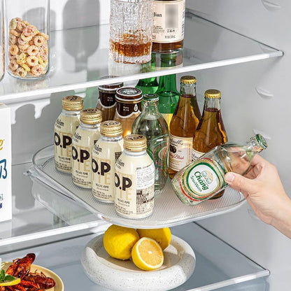Compact Fridge Spice Storage Carousel