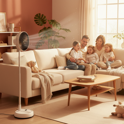 Compact Personal Fan - Silent Rechargeable Befez