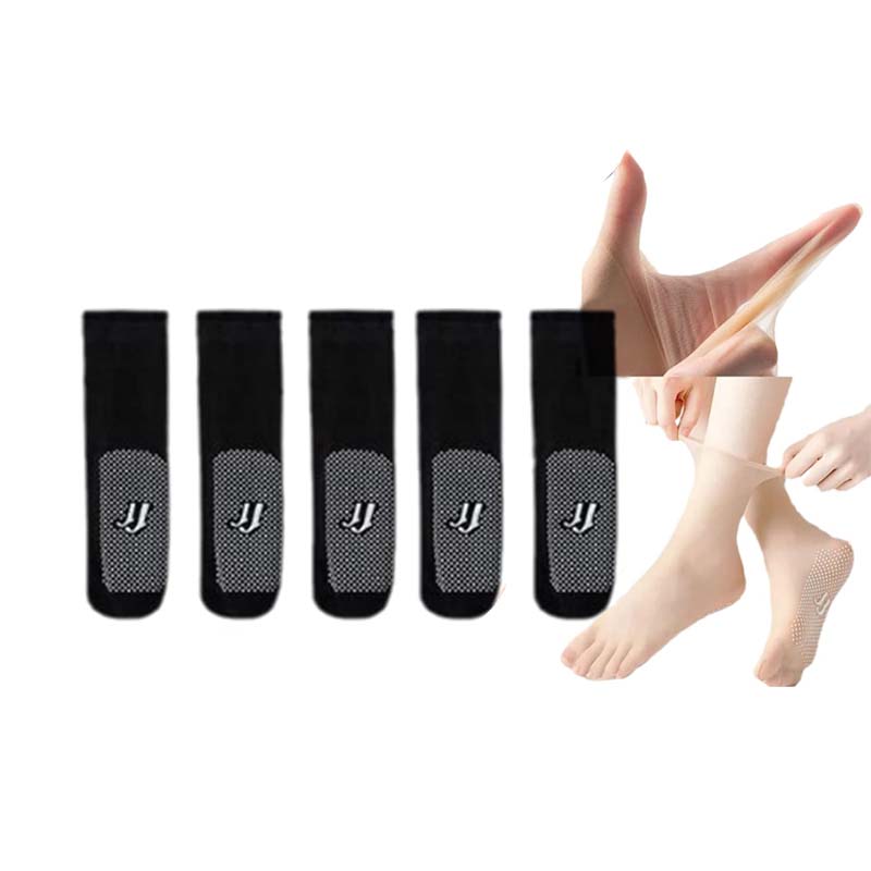 Befez | Breathable No-Show Crystal Socks for Women