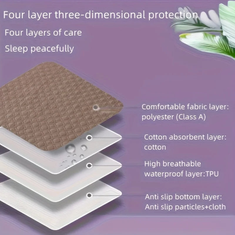 Waterproof Bed Mattress Protector Pad