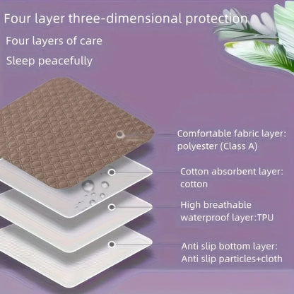 Waterproof Bed Mattress Protector Pad