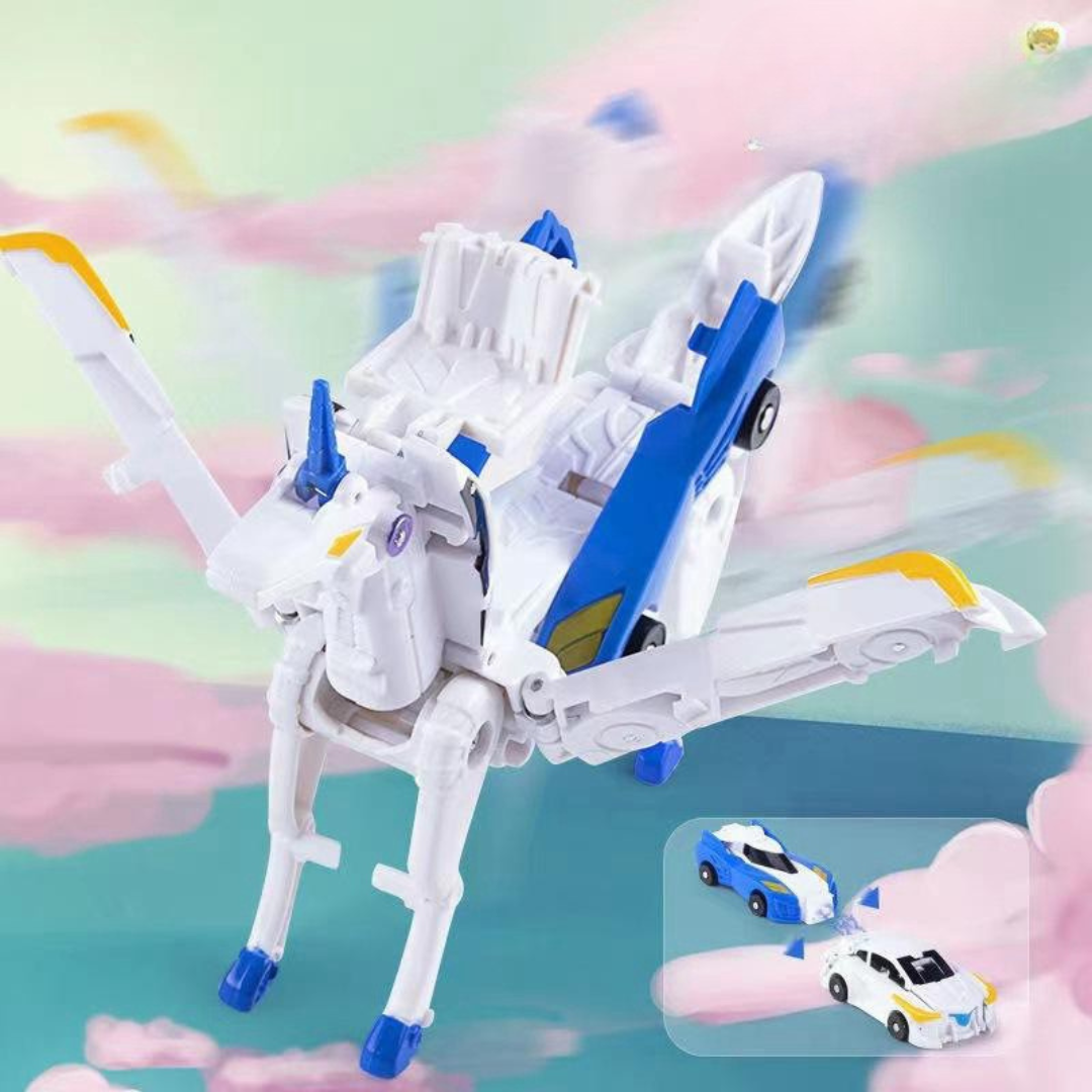 Colorful Unicorn Toy Cars