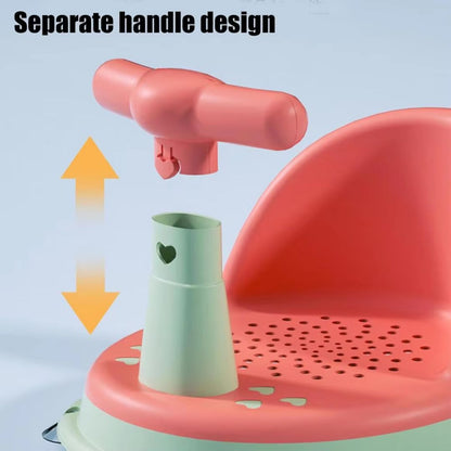 Secure Baby Bathtub Chair with Grip Handle