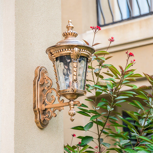 Rustic Outdoor Glass Pendant Lantern Light - Befez