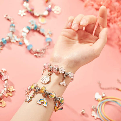 Colorful Kids Beaded Jewelry Set