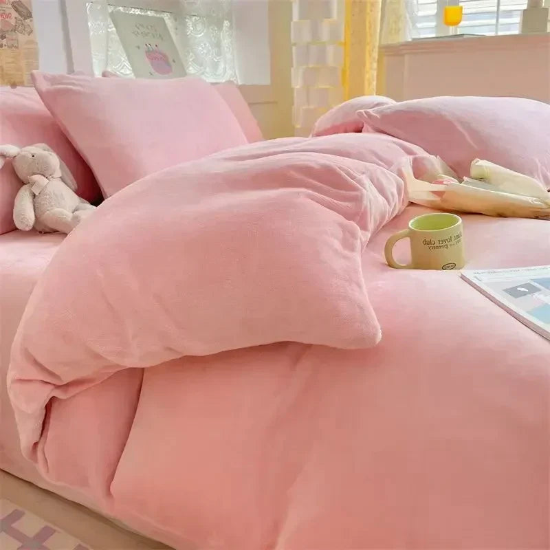 Soft Plush Fleece Duvet Cover Set - Befez