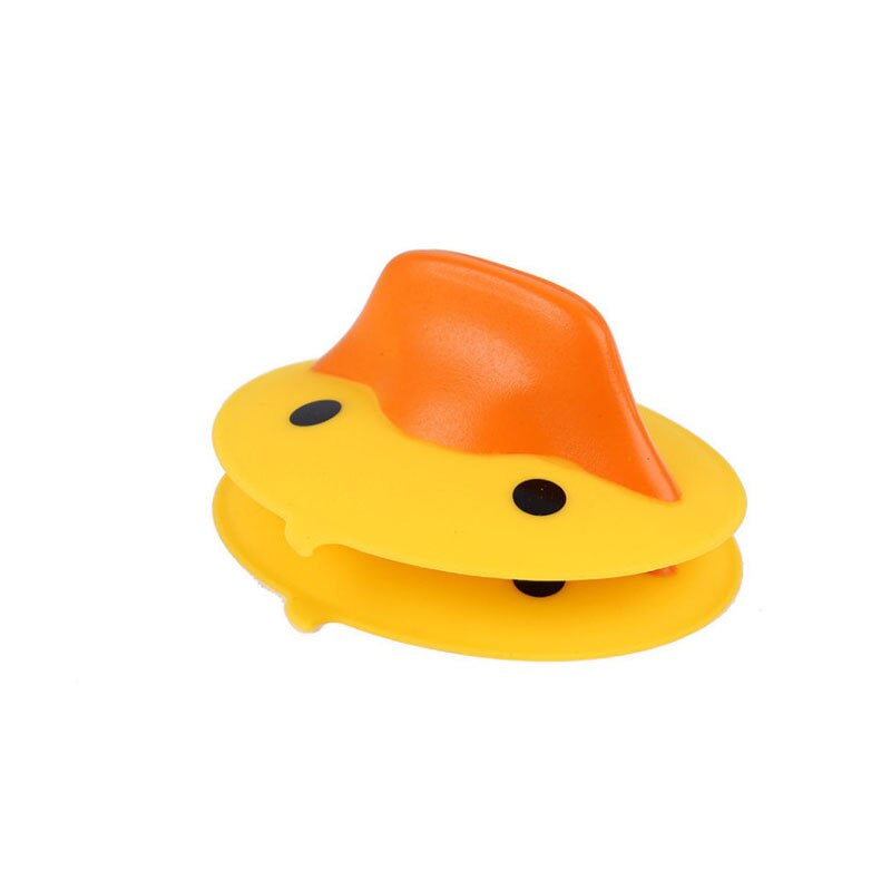 Bright Yellow Quacking Duck Oven Mitts