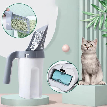 Automatic Odor Control Cat Litter Box with Refill Bags