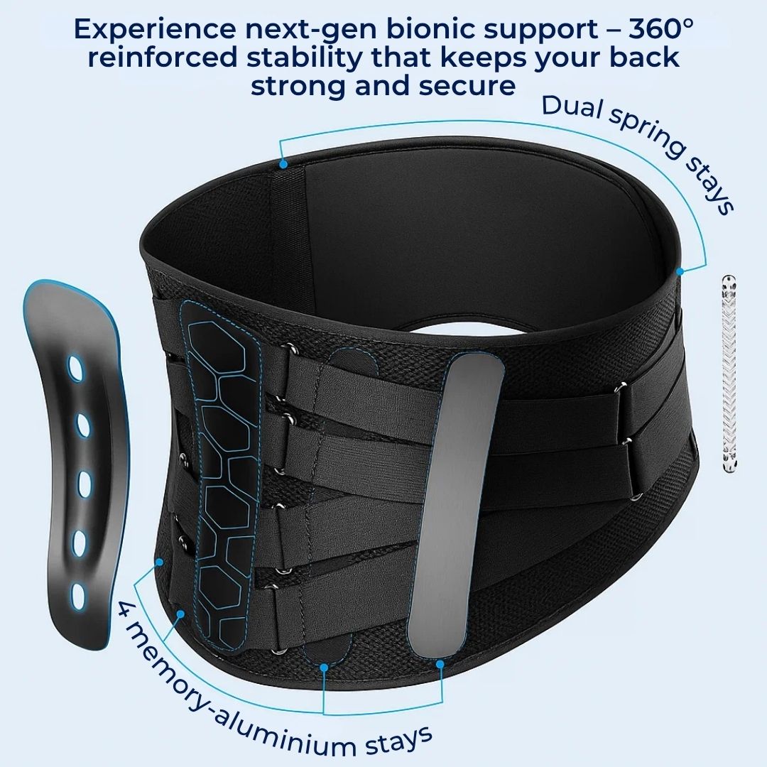 Comfortable Back Support Belt for Pain Relief