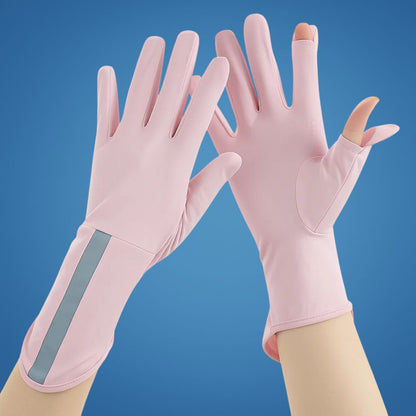 Cooling Bike Gloves with Touchscreen Fingers