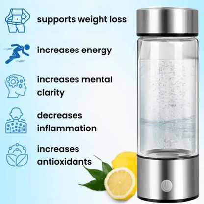 Pure Hydrogen Infused Water Bottle