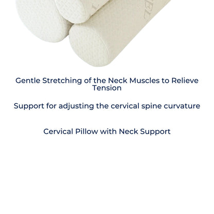 Comfort Memory Foam Neck Pillow for Sleep and Pain Relief