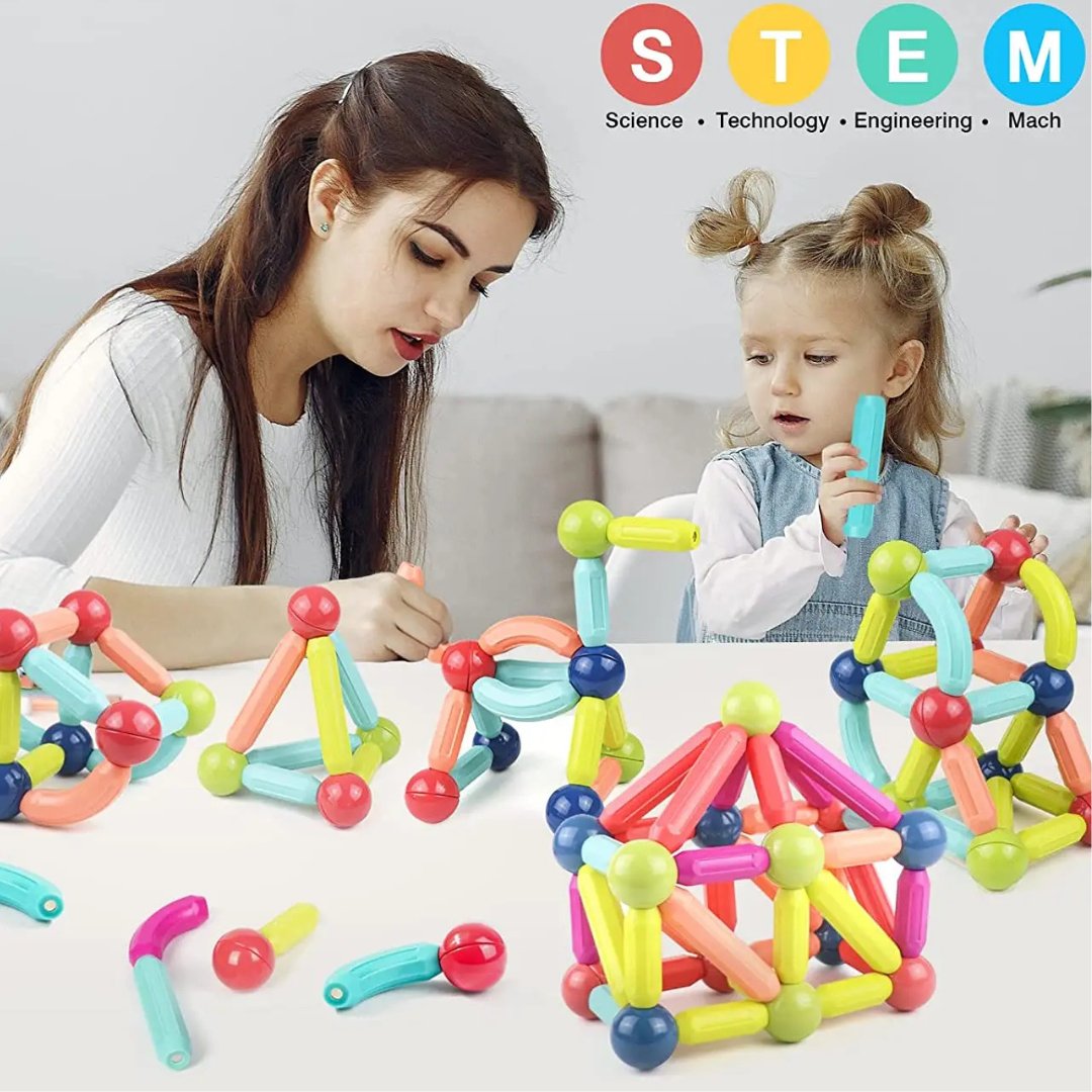 Fun Magnetic Building Blocks for Kids