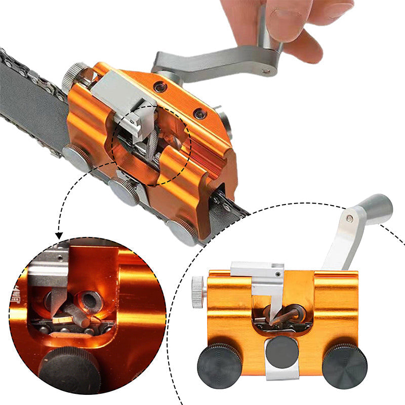 Portable Hand Chainsaw Chain Sharpener Tool