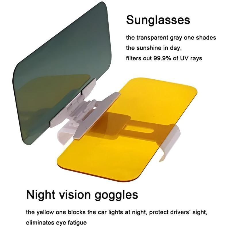 Premium Sun Visor Extender for Day and Night Driving