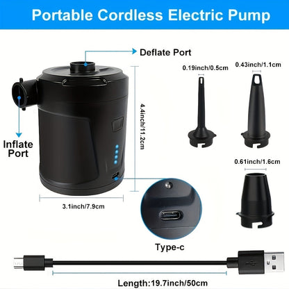 Portable Air Pump for On-The-Go Inflation