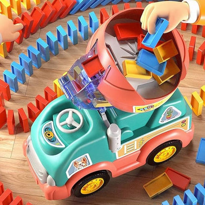 Automatic Domino Laying Toy Truck