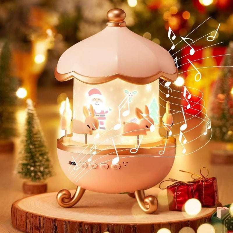 Colorful Kids 360° Rotating Bunny Night Light Projector - Befez