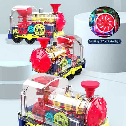 Clear Toy Train Set for Kids