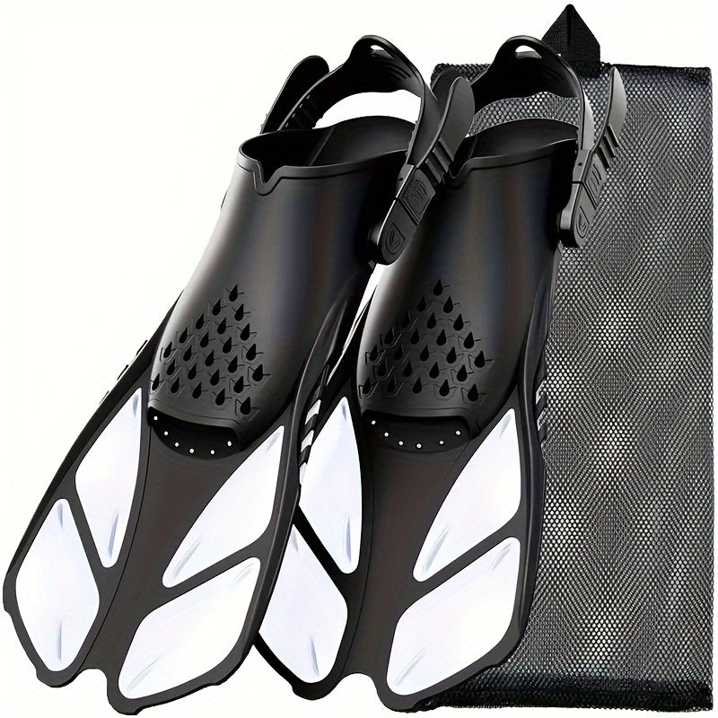 Compact Snorkel Fins for Travel & Recreation