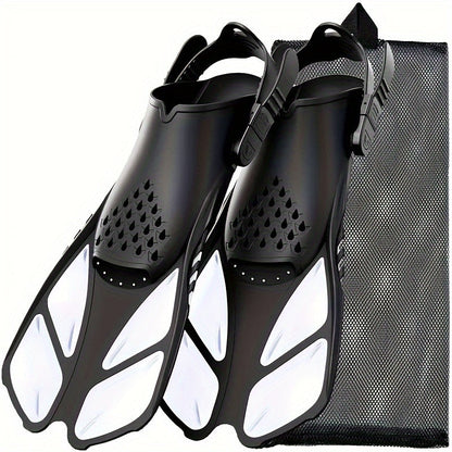Compact Snorkel Fins for Travel & Recreation