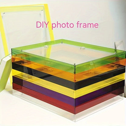 Bright Clear Picture Frame for Wall and Table Decor