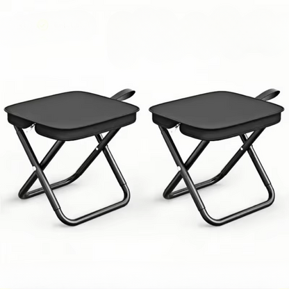 Compact Foldable Outdoor Camping Chair with Metal Legs