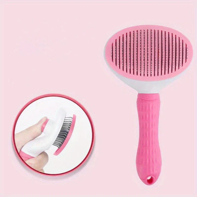 Gentle Pet Brush - Easy Grooming Tool