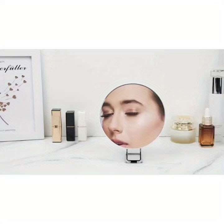 Travel Compact Makeup Mirror with LED Light
