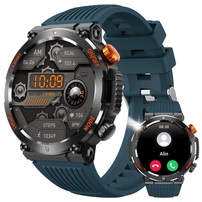 Waterproof Fitness Smartwatch with LED Light and Sleep Tracker