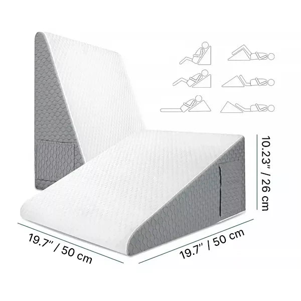 Contour Supportive Sleep Pillow for Back Pain