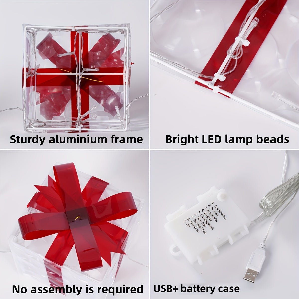 Bright Christmas Gift Boxes Set of 3