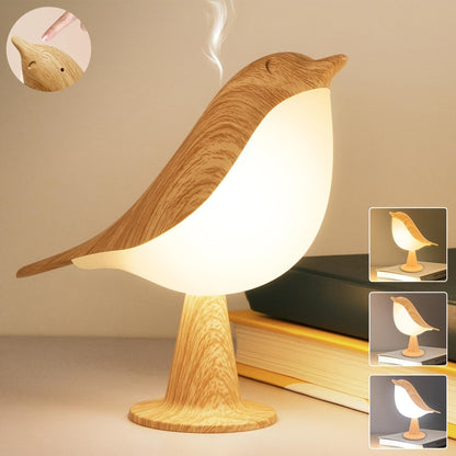 Colorful USB Bird Shaped Desk Lamp with Sensor Switch