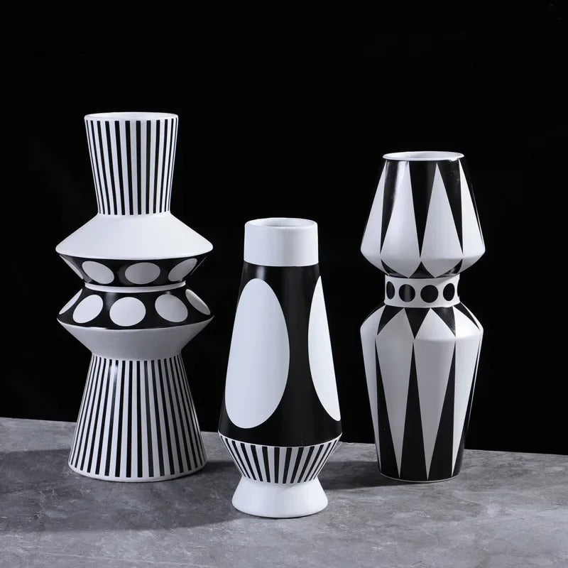 Stylish Abstract Decor Vase