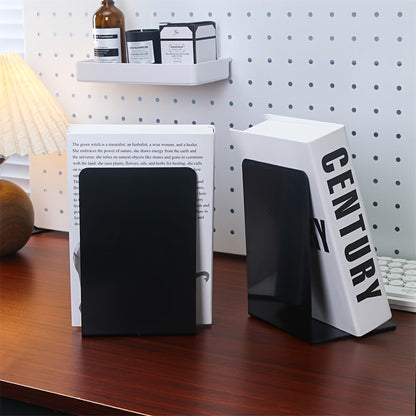 Transparent Acrylic Book Ends Set of 2