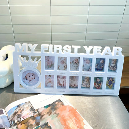 Personalized Baby Picture Frame for 12 Months