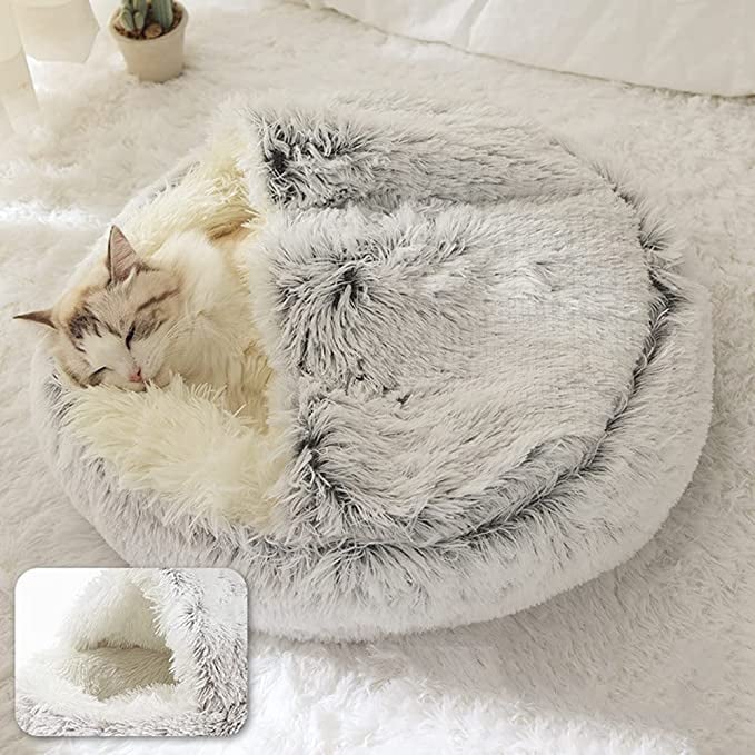 Calming Pet Bed for Stress Relief