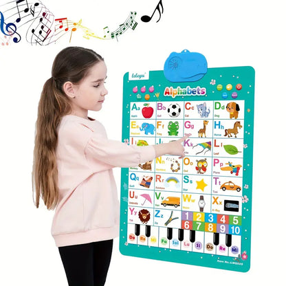 Fun Interactive Alphabet Wall Chart for Kids - Befez