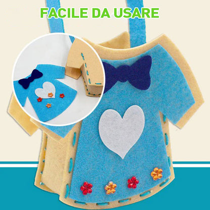 Colorful Handmade School Backpack