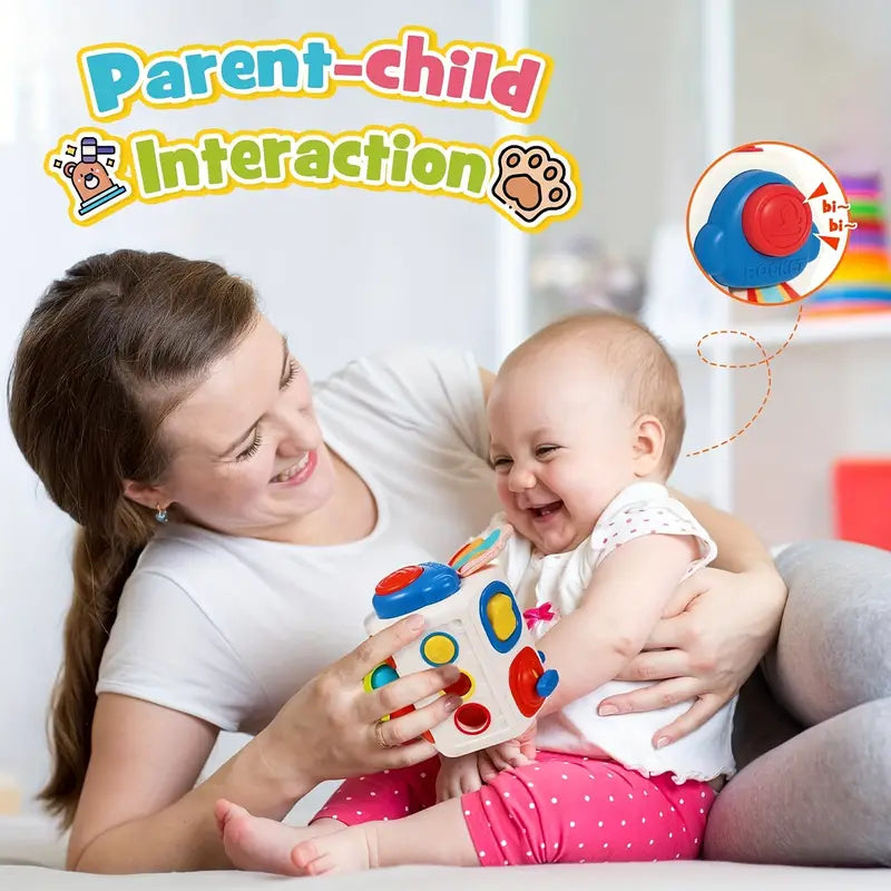 Colorful Learning Cube Toy for Baby Development
