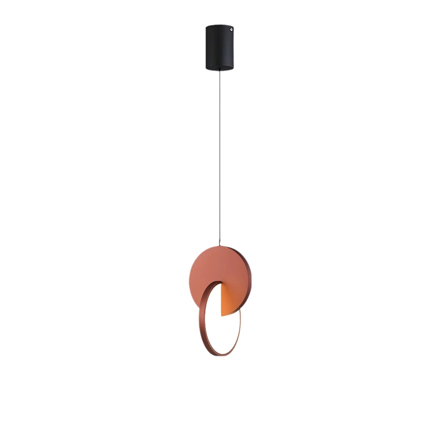 Stylish Round LED Hanging Light with Soft Warm Glow