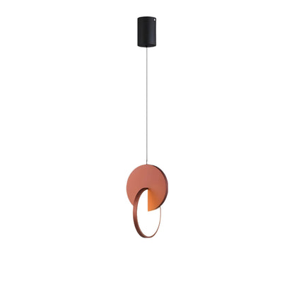 Stylish Round LED Hanging Light with Soft Warm Glow
