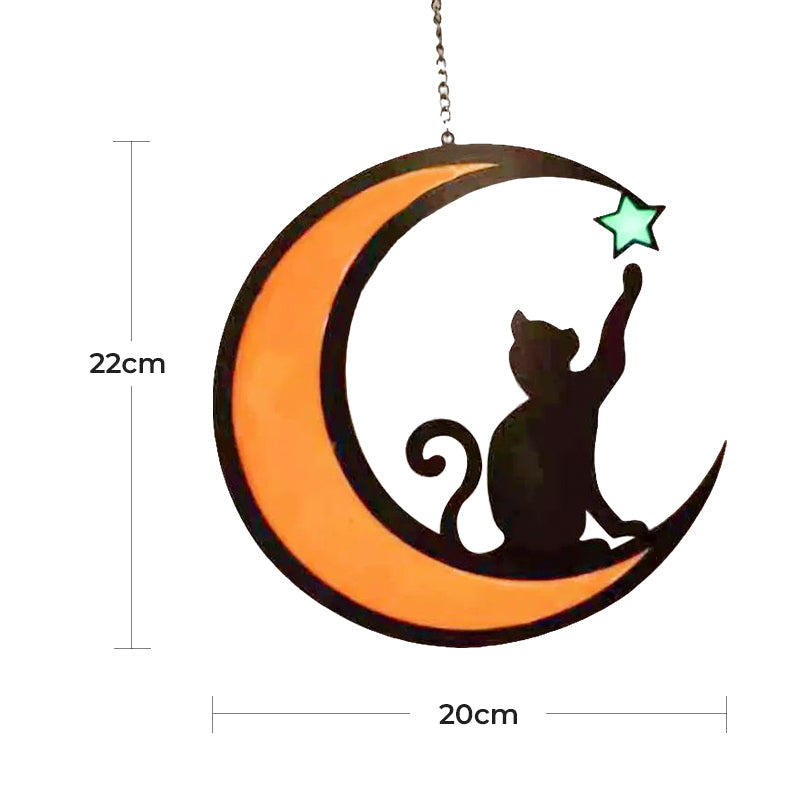 Cute Cat Acrylic Pendant Necklace